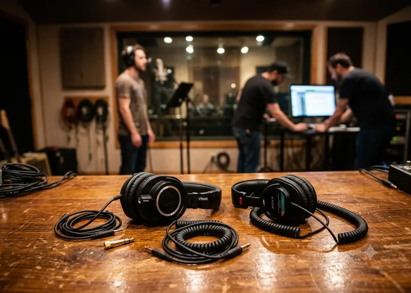 Choosing The Right Headphones, the Sony MDR-7506 vs. the Audio-Technica ATH-M50x